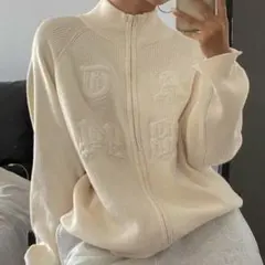 フルジップ ニットジャケット