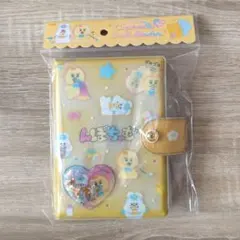 【新品】んぽちゃむ　カプセルシールバインダー　シール帳　イエロー