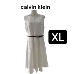 【新品】calvin klein ノースリーブワンピース XL