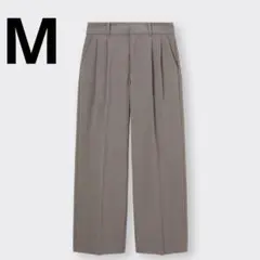 GU タックワイドパンツ　標準丈