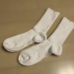 スクールソックス 白