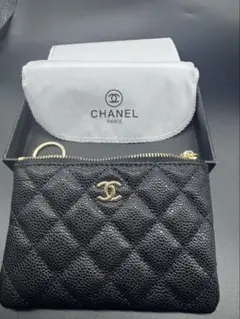 CHANEL ブラック コインケース　カードケース　ミニサイズ