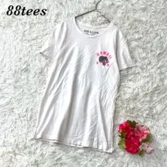 88tees 半袖Tシャツ M 薄ピンク ハワイ バックプリント アニマル柄のサムネイル