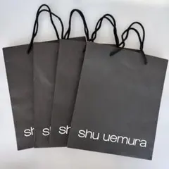 shu uemura ショップ袋 黒　4枚セットのサムネイル