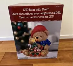 【新品未使用未開封】コストコLED Bear with Drum クリスマス