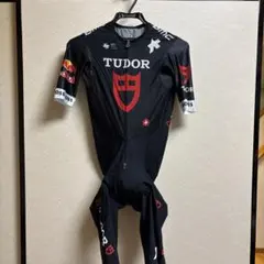 選手支給品 アルケアB&Bホテルズ ロードスーツ ワンピース ビアンキ SM