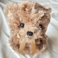 にぽぽ 昭和レトロ ヌーヌー ブラウン くま ぬいぐるみ モンスイユ