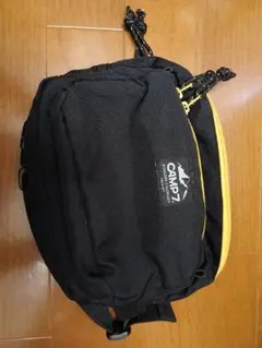 CAMP7 ボディバッグ ブラック/イエロー