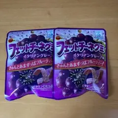 ブルボン フェットチーネグミ イタリアングレープ味 2袋