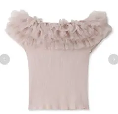 スナイデル ボリュームチュールドッキングニットプルオーバー PBEG