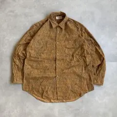 古着 90s 総柄 長袖 シャツ ペイズリーライク cityboy