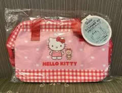 新品 スケーター ハローキティ 子ども弁当箱用 保温保冷がま口ランチバッグ