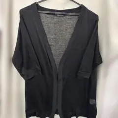 ブラックカーディガン 3L 大きいサイズ