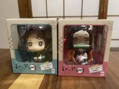 鬼滅の刃　るかっぷ　炭治郎& 禰豆子（ねづこ）セット　座布団付き　フィギュア