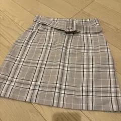 titty&Co. ベルト付きチェック柄タイトスカパンのサムネイル