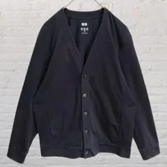 ユニクロ ドライ エアリズム UVカット カーディガン ネイビー UNIQLOのサムネイル