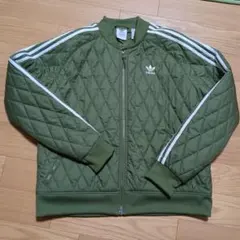 adidas キルティングジャケット オリーブ XL