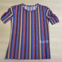 ZARA TRAFALUC ストライプ柄 Tシャツ M