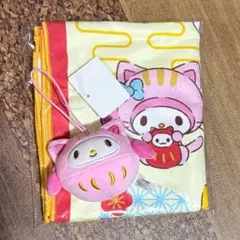 サンリオ　くるっとまわして さんりおきゃらくたぁずチャレンジ！　マイメロ　タオル