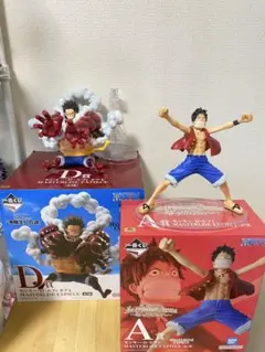 【2体】一番くじ ルフィ MASTERLISE EXPIECE｜ギア4・箱あり