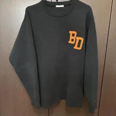 BAYFLOW BDロゴ刺繍トレーナー サイズ3 黒