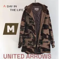 UNITED ARROWS ユナイテッドアローズ モッズコート Mサイズ 迷彩