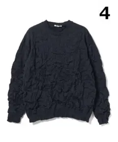 AURALEE WRINKLED DRY COTTON KNIT P/O 4のサムネイル