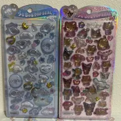 国内正規品 うるちゅるポップシール サンリオベビー シナモロール 日焼け キティ