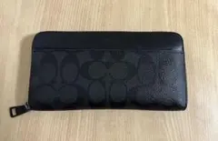 COACH ブラック レザー 長財布