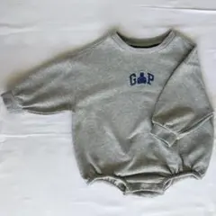 【GAP】ベビー ロンパース カバーオール グレー 70cmのサムネイル