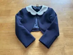 petit mainフォーマルボレロ ネイビー 110 女の子 セレモニー 入学