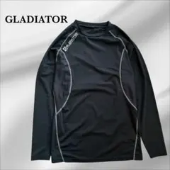 『グラディエーター』長袖 Tシャツ／インナー【F】ブラック 黒 スポーツ