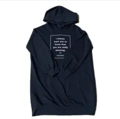 LOVE TOXIC ブラックパーカー S (140)