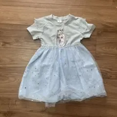エルサ ワンピース 100cm 水色