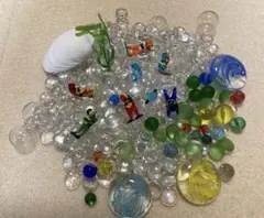 ガラス玉セット 海のテーマ デコレーション用