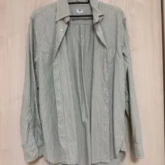 UNIQLO ストライプ 長袖シャツ M