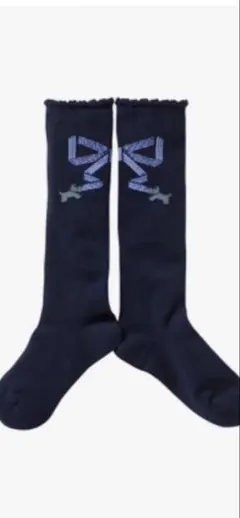 完売ファミリア ハイソックス ネイビー14-16cm 入園準備