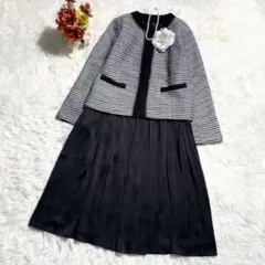 美品✨大きいサイズ アンタイトル ノーカラージャケット 入学式 42 XL