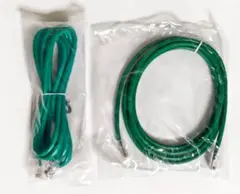 LANケーブル カテゴリー5e 2本【未開封品】