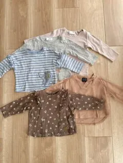 長袖トップス 5点セット 80cm プティマイン他