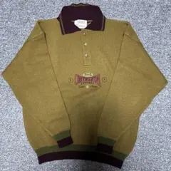 ニット オリーブグリーン