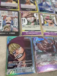 ワンピース カードゲーム まとめ売り スリーブ付 スーパーレアカードあり
