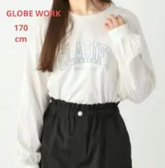 GLOBE WORK ヘビロッTEEモチーフワイド長袖カットソー