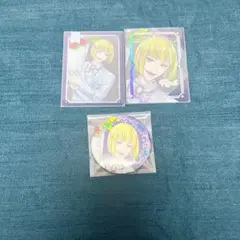 ツイステ　プラチナジャケット　ルーク　クリアカード、缶バッジ