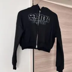 aespa エスパ SYNK aexsis line クロップド パーカー