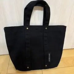 dean&deluca トートバッグ　厚手コットントートバッグ　ブラック