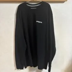 patagonia 黒 長袖シャツ