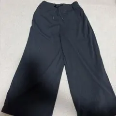 GU リブプルオンワイドパンツ 130 ガールズ