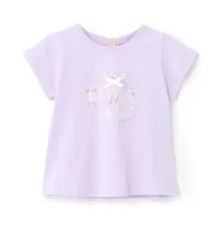 【新品未使用】プティマイン　プティプラ　半袖　Ｔシャツ　ラベンダー　90