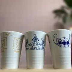 【未使用品】東京ディズニーランド　ミッキーフレンズ陶器カップ 3個セット